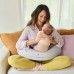 Ergobaby Nursing Pillow Natural Curve  หมอนให้นมอเนกประสงค์ สี Moonlight Grey with Strap
